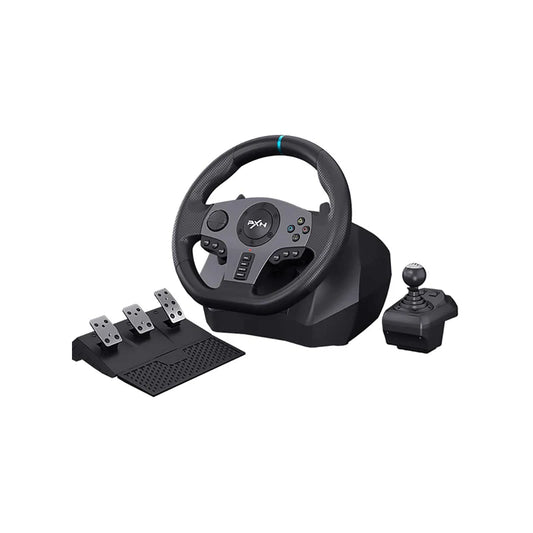 PXN V9 Racing Steering Wheel With 3 Pedals And Gear Shifter